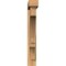 Ekena Millwork Balboa Block Smooth Bracket w/ Offset Brace, Western Red Cedar, 5 1/2"W x 32"D x 40"H BKT0604X32X40BOA05SWR - alternate 2